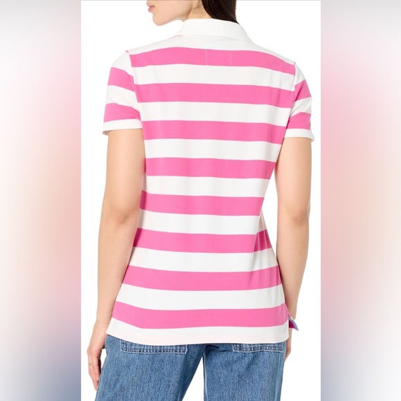 Nautica Women's Short Sleeve Button Placket Polo - Picture 2 of 2